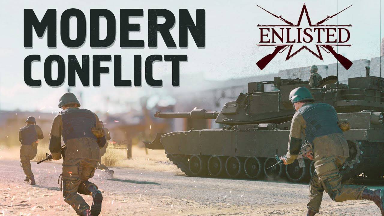 Современные сражения в Enlisted "Modern conflict"