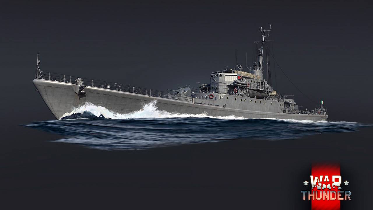 Albatros (F 543) - канонерская лодка Италии в War Thunder