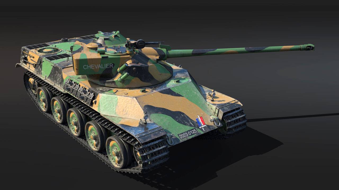 В War Thunder показали танк AMX-50 (TO90/930) из пропуска "Королевская гвардия"