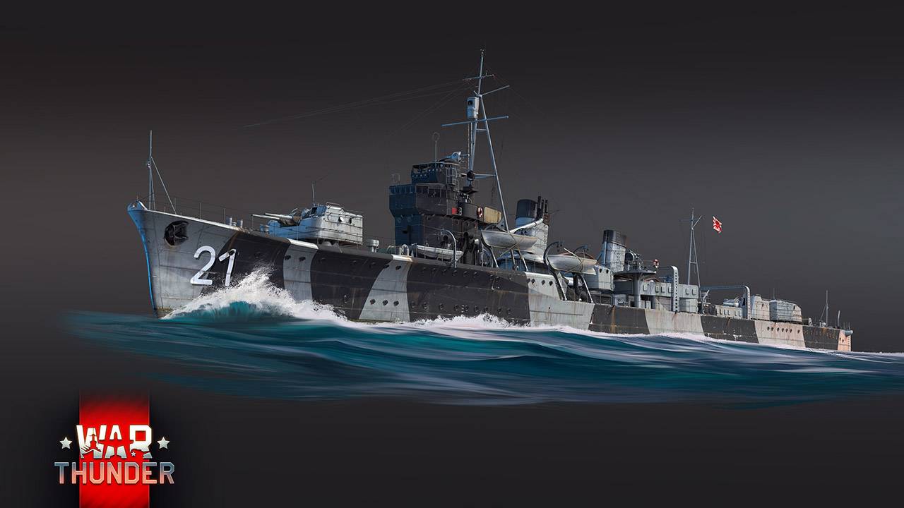 В War Thunder добавят японский эсминец Nenohi