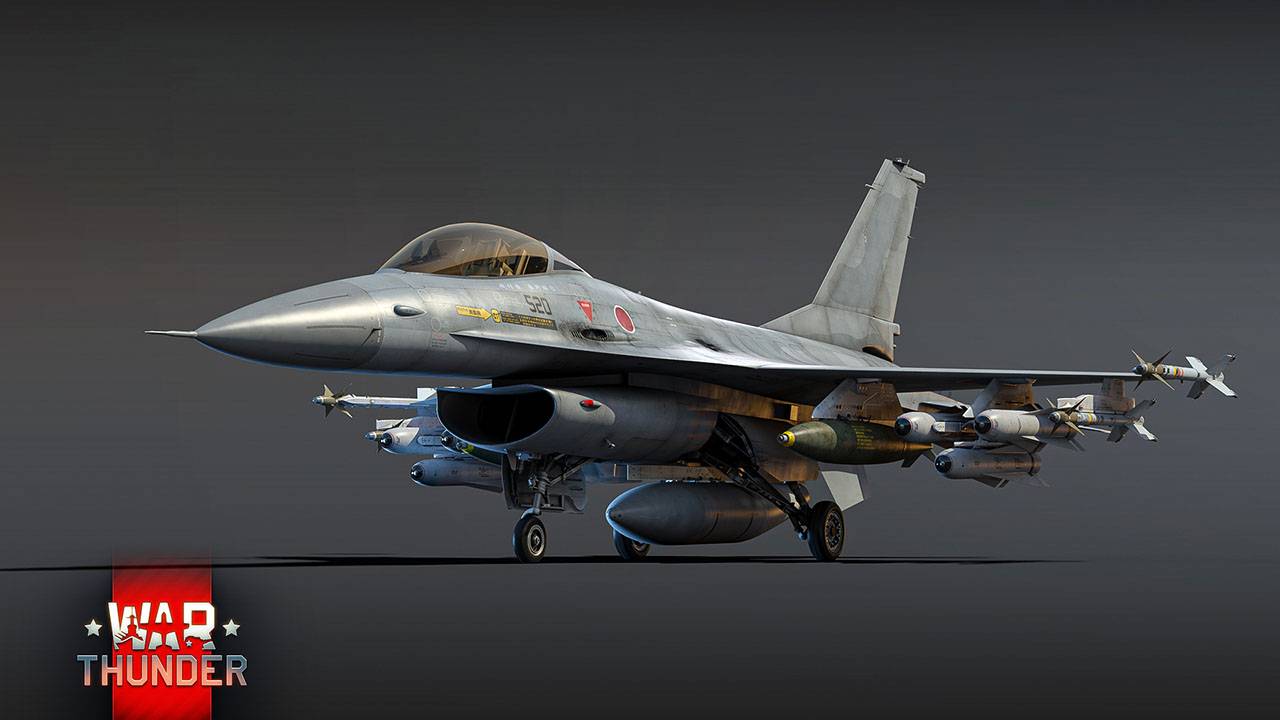 В обновлении "Небесные стражи" для War Thunder добавят истребитель F-16AJ