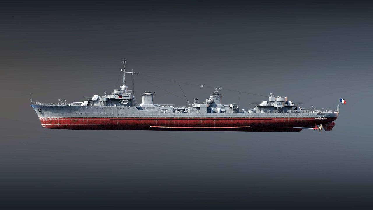 Авторы War Thunder презентовали эсминец Le Malin III ранга