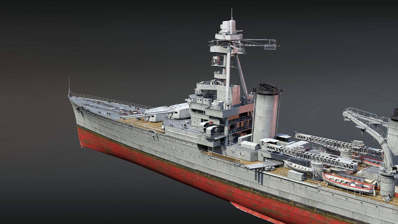 В War Thunder добавят французский тяжёлый крейсер Colbert